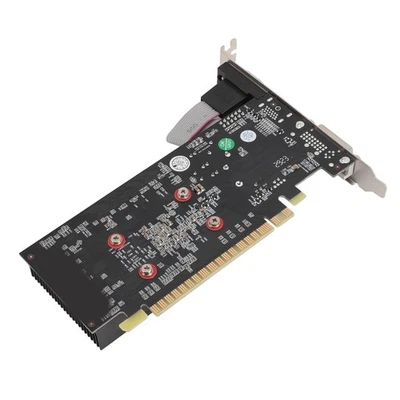 GT730 4GB GDDR3 128Bit Graphics Card With Cooling Fan PCIe 2.0 16X Gaming G OU - Image 1 of 4