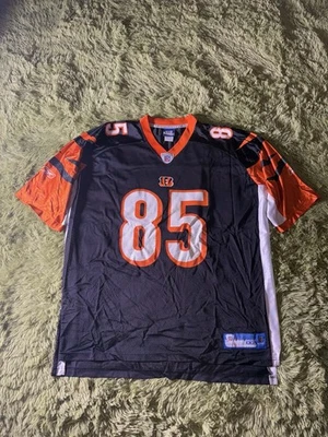 Camiseta deportiva vintage Reebok Cincinnati Bengals Chad Johnson 'Ochocinco' #85 ¡¡Talla 2XL!!! Foto 1 de 4