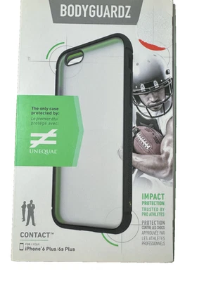 Funda de contacto BodyGuardz para Apple iPhone 6 Plus/6s Plus - Negra Foto 1 de 2