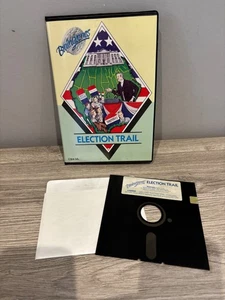ELECTION TRAIL Commodore 64 Game DISK VERSION Politics Strategy Braingames RARE - Picture 1 of 10