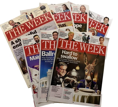 The Week Magazine Lot of 7 August 27 2021 May 16, 23, 30 and Nov. 7, 14, 21 2025 - Image 1 of 4