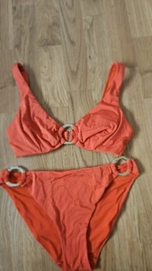 Beautiful swimsuit woman red new summer beach size S H&M - Picture 1 of 5