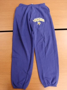 VINTAGE Minnesota Vikings Herren 2001 lila Jogginghose Medium Kordelzug CSA *Löcher* - Bild 1 von 13