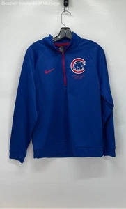 Men's Nike Blue 1/2 Zip Pullover Sz M - Picture 1 of 5