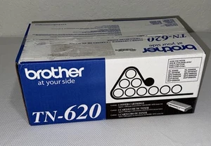 Brother Genuine TN620 TN-620 Printer Toner Cartridge - Black New In Box - Picture 1 of 8