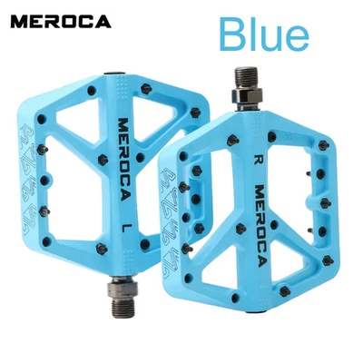 Non-slip MTB Pedals Nylon Fiber Sealed Bearings Road BMX Bicycle Pedal Parts - Image 1 of 4