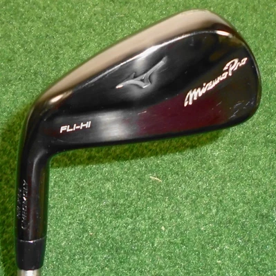 Exc. LEFTY Mizuno Pro Fli-Hi 3 Iron, AeroTech SteelFiber HLS880 F4 Stiff, Std. - Image 1 of 4