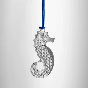 WATERFORD Cristal Caballito de Mar Adorno Coleccionable Estatuilla Navidad 1072422 Sin usar, en caja - Imagen 1 de 1