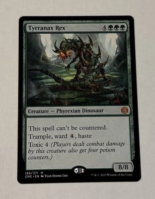 MTG Tyrranax Rex - Phyrexia: All Will Be One LP - Image 1 of 2