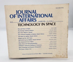 Journal of international Affairs - Technology in Space summer 1985 - Picture 1 of 17