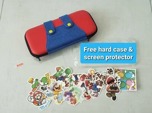 New Nintendo Switch case Super Mario + hard case  + Screen protector + stickers! - Picture 1 of 6