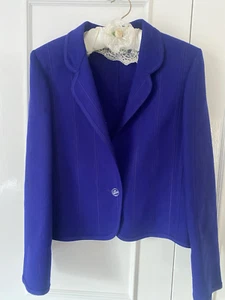 Purple Louis Feraud ladies jacket. Size 8/10. Excellent condition. - Picture 1 of 8