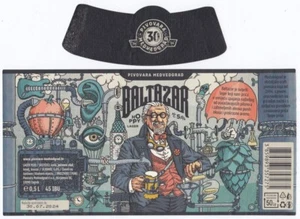2024 Ed Baltazar Hoppy Lager Beer Label /Sticker; 500 ml - Medvedgrad (Croatia) - Picture 1 of 1