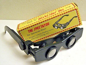 Gafas telescópicas pegajosas vintage espectador visor stock antiguo - Imagen 1 de 8