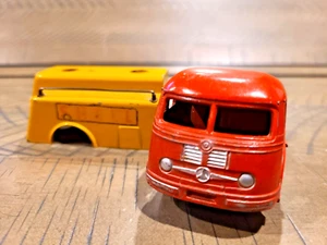 Gama Faun Truck Crane Shovel Vintage Diecast Toy Replica Yellow & Red Vehicle - Picture 1 of 5