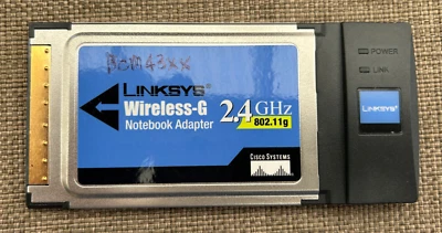 Linksys Cisco Wireless-G Notebook Adapter 2.4 GHz 802.11g WPC54G Ver.3 FREE SHIP - Image 1 of 3