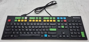 Bloomberg Financial Trade Keyboard STB100 Wired USB Cracked - Picture 1 of 4