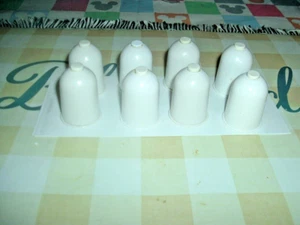 George Foreman Grill Leg Feet Extensions/Levelers Set of 8 WHITE - Picture 1 of 2