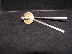 Vintage Angle Finder Protractor Brass Dial Very Rare Instrument - Picture 1 of 8