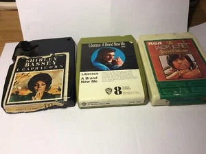 8 Track 3 x CartrIdges Shirley Bassey Jack Jones - Picture 1 of 4