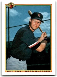 1990 Bowman Baseball Card Greg Blosser Rookie Boston Red Sox #278 - Picture 1 of 2