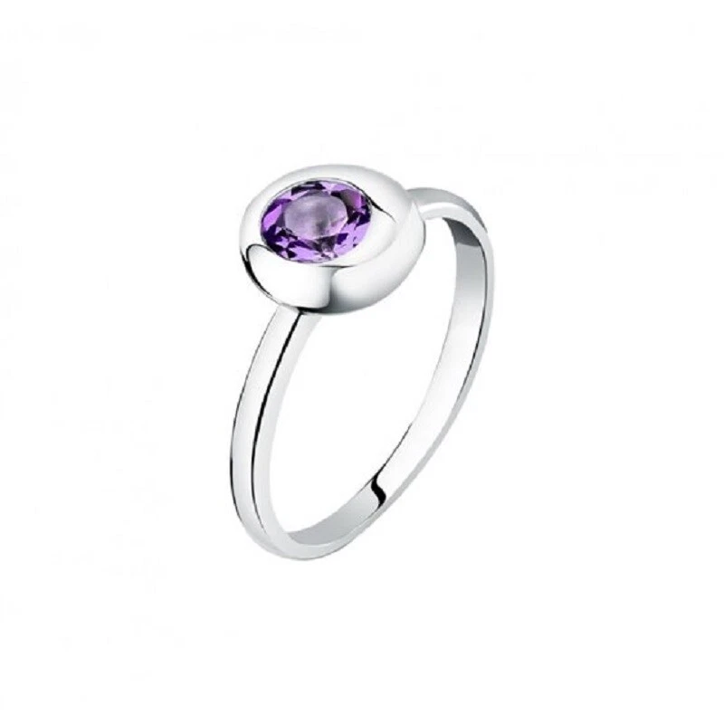 Anello MORELLATO TESORI ETERNI SAXN26 Argento con Ametista Viola Misura 16 - Immagine 1 di 1