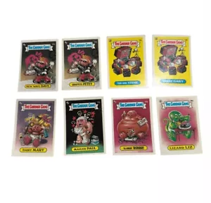 1985 Garbage Gang Cards x 8 Petey Mary Paul Gary Dave Stevie Liz Robbie - Picture 1 of 6