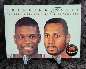 1993-94 Skybox Changing Faces Calbert Cheaney & Kevin Duckworth #318 - MINT - Picture 1 of 3