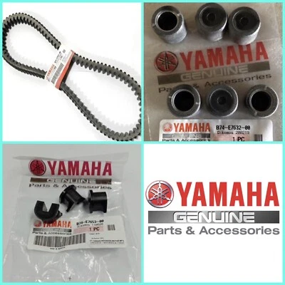 Genuine Yamaha XMAX 250/300cc & Tricity 300 2017-2024 Kit Belt/Rollers/Sliders - Image 1 of 4