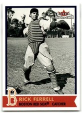 2001 FLEER BOSTON RED SOX 100TH ANNIVERSARY RICK FERRELL BOSTON RED SOX #25