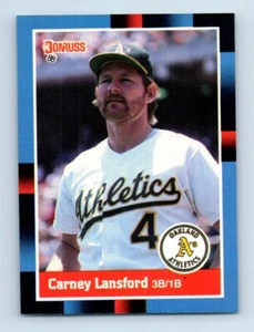 1988 Donruss Oakland Athletics Team Collection Carney Lansford Oakland Athletics - Picture 1 of 2