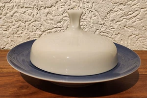 9.3 Thomas Finlandia blau Butterdose Käseglocke rund Tapio Wirkkala - Bild 1 von 4