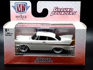 M2 Machines Ground Pounders 1958 Plymouth Fury R20 Diecast 1:64 - Bild 1 von 7
