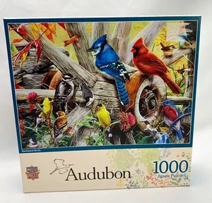 Audubon Beautiful Backyard Birds 1000 Piece Puzzle By Master Pieces New in Box - Picture 1 of 7