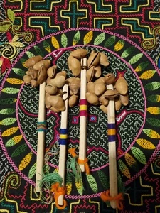 Shipibo Chacapa, Schamanenrassel, Kene, Peru, Amazonas, indigene Kunst - Bild 1 von 1