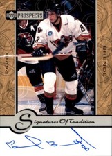 1999-00 UD Prospects Signatures of Tradition AUTOGRAPH #PB Pavel Brendl CALGARY