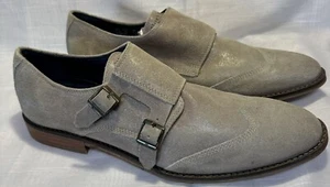 Mens Hush Puppies Beige Suede Oxford Style Shoes Size 10-1/2 M - Picture 1 of 8
