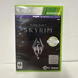 The Elder Scrolls V: Skyrim 5 (MICROSOFT Xbox 360) GAME COMPLETE Kinect - Picture 1 of 4