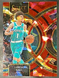 LaMelo Ball 2023-24 Select PREMIER LEVEL RED ICE PRIZM Insert Card (no.148) - Picture 1 of 2