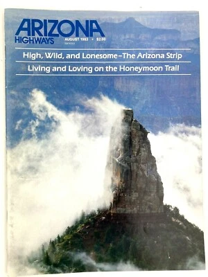 Arizona Highways Magazine August 1983 Honeymoon Trail Mormons The Arizona Strip - Image 1 of 4