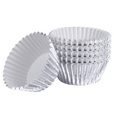 ROSEICE 100 Pezzi Stampi Alluminio da Pellicola Ispessita, Stampi Cupcake,