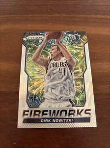 DIRK NOWITZKI Mavericks 2014/15 Panini Prizm Silver Prizm Fireworks Insert Card - Picture 1 of 2