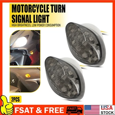 Intermitente LED de montaje empotrado delantero para Honda CBR600RR CBR600F4/F4i A Foto 1 de 4