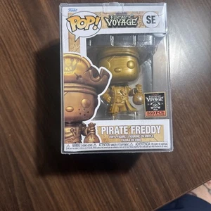 2024 SDCC Funko Fundays Funtastic Voyage Gold Pirate Freddy Funko Pop! LE 350 - Picture 1 of 7