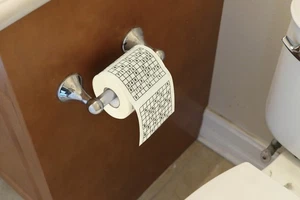 Rotoli TP a Tema Sudoku - Confezione da 1/2/4 | Divertente Carta Decorativa Bagno - Foto 1 di 19