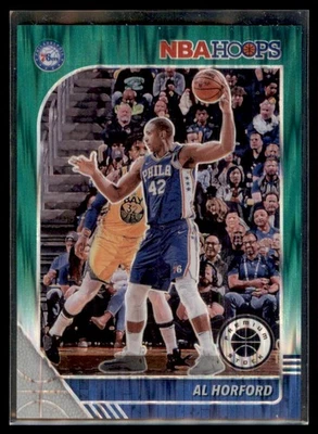 Al Horford 2019-20 Hoops Premium Stock Green Flash Prizm /99 #260 Philadelphia - Image 1 of 2