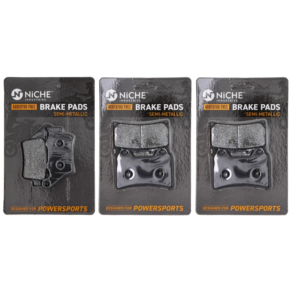 Juego de pastillas de freno NICHO para BMW F800S F800R F800ST G650X semimetálicas delanteras traseras Foto 1 de 4