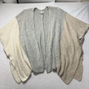 Saturday Sunday Anthropologie Damen Einheitsgröße Poncho Pullover vorne offen flauschig - Bild 1 von 14