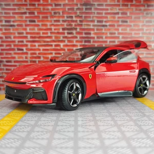 1:24 FERRARI Purosangue Alloy Diecast Racing Car Model Sound/Light Toy Gift NEW - Picture 1 of 9