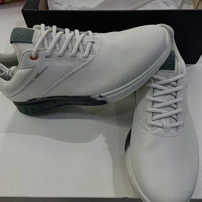 Zapatos de golf Ecco para hombre S-Three Gore Tex blancos talla 8-8,5. Foto 1 de 4